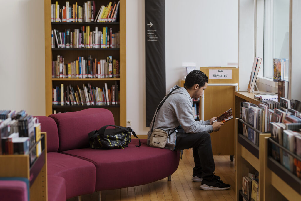 Espace Bandes Dessinées de la bibliothèque