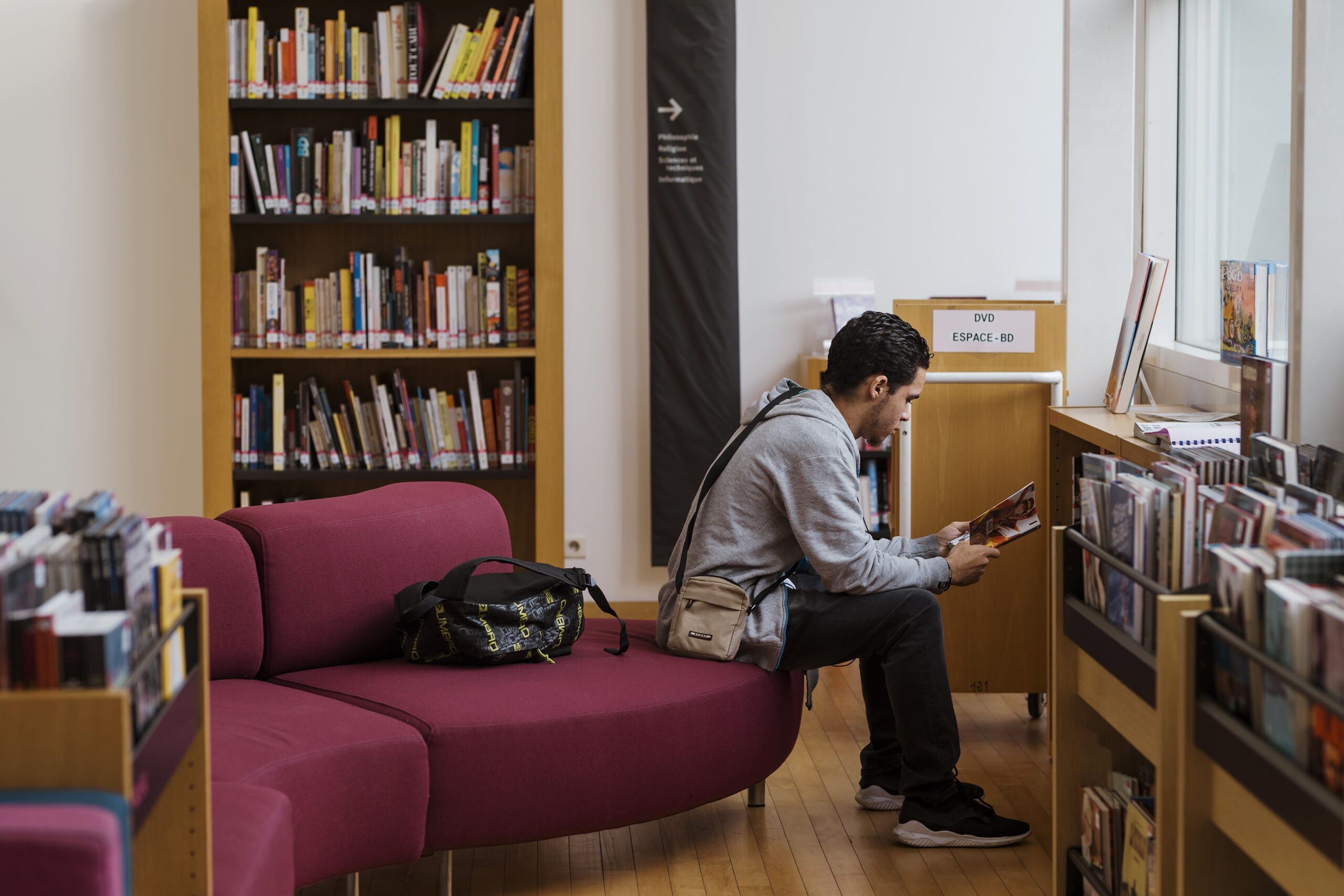 Espace Bandes Dessinées de la bibliothèque