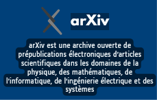 Logo cliquable de la ressource électronique ArXiv