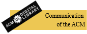 Bouton cliquable revue Communication of the ACM 